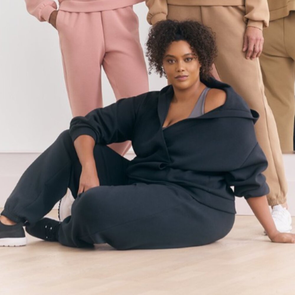 JOE FRESH X SASHA EXETER Black Studio Hoodie Large